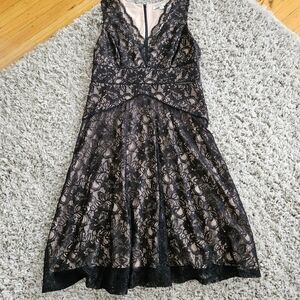 SIMPLY LILIANA- Elegant Black Lace Dress